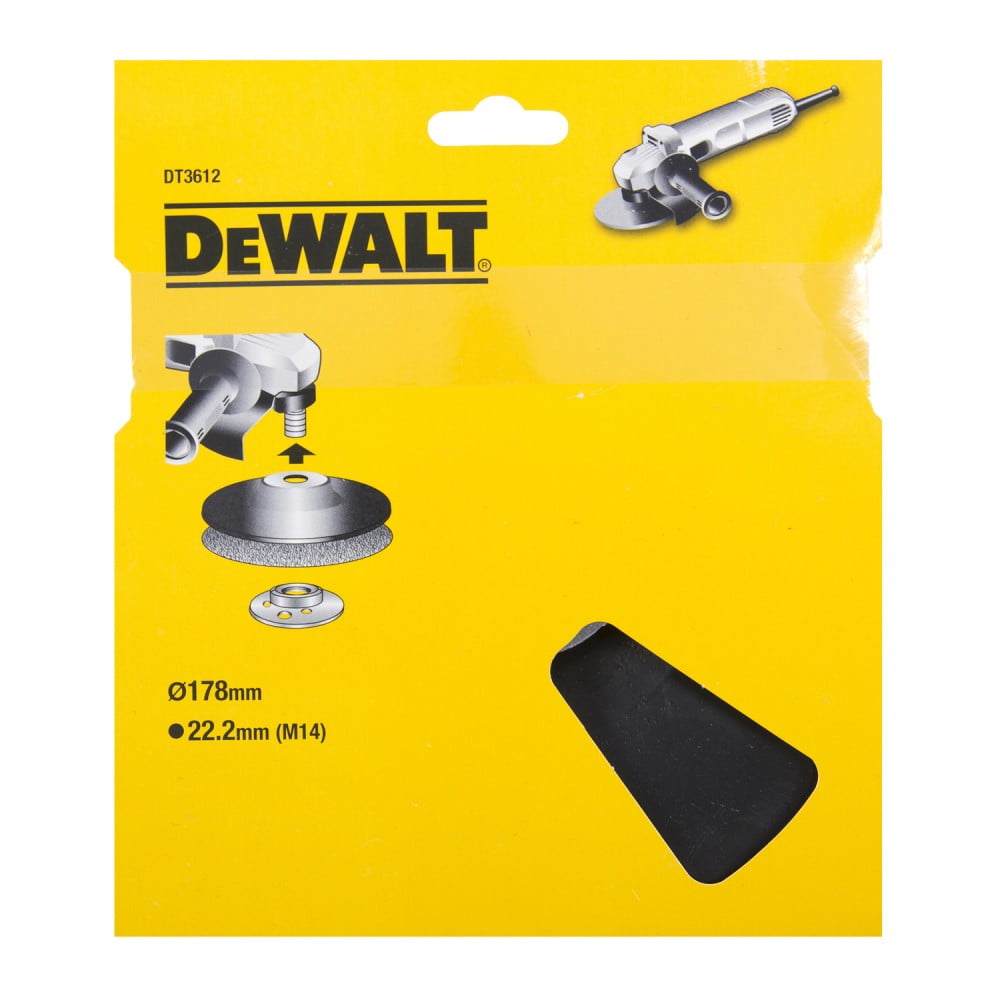 Platou de slefuit pentru polizoare unghiulare DeWALT DT3612