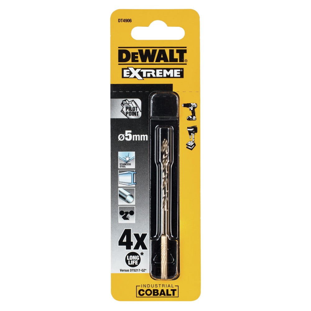 Burghiu Extreme Cobalt Industrial DeWalt DT4906