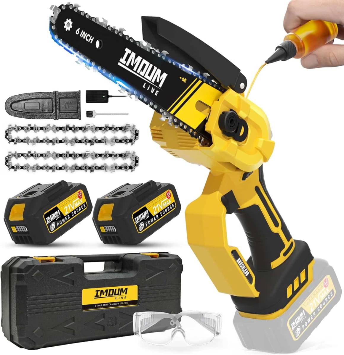 Drujba cu acumulatori 6 inch V2/21V 2Ah IMOUM DLJ-6