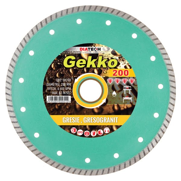 Disc diamantat de taiere Diatech GK200