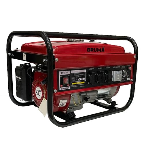 Generator curent pe benzina monofazat Bruma BRU3500, 3 kW