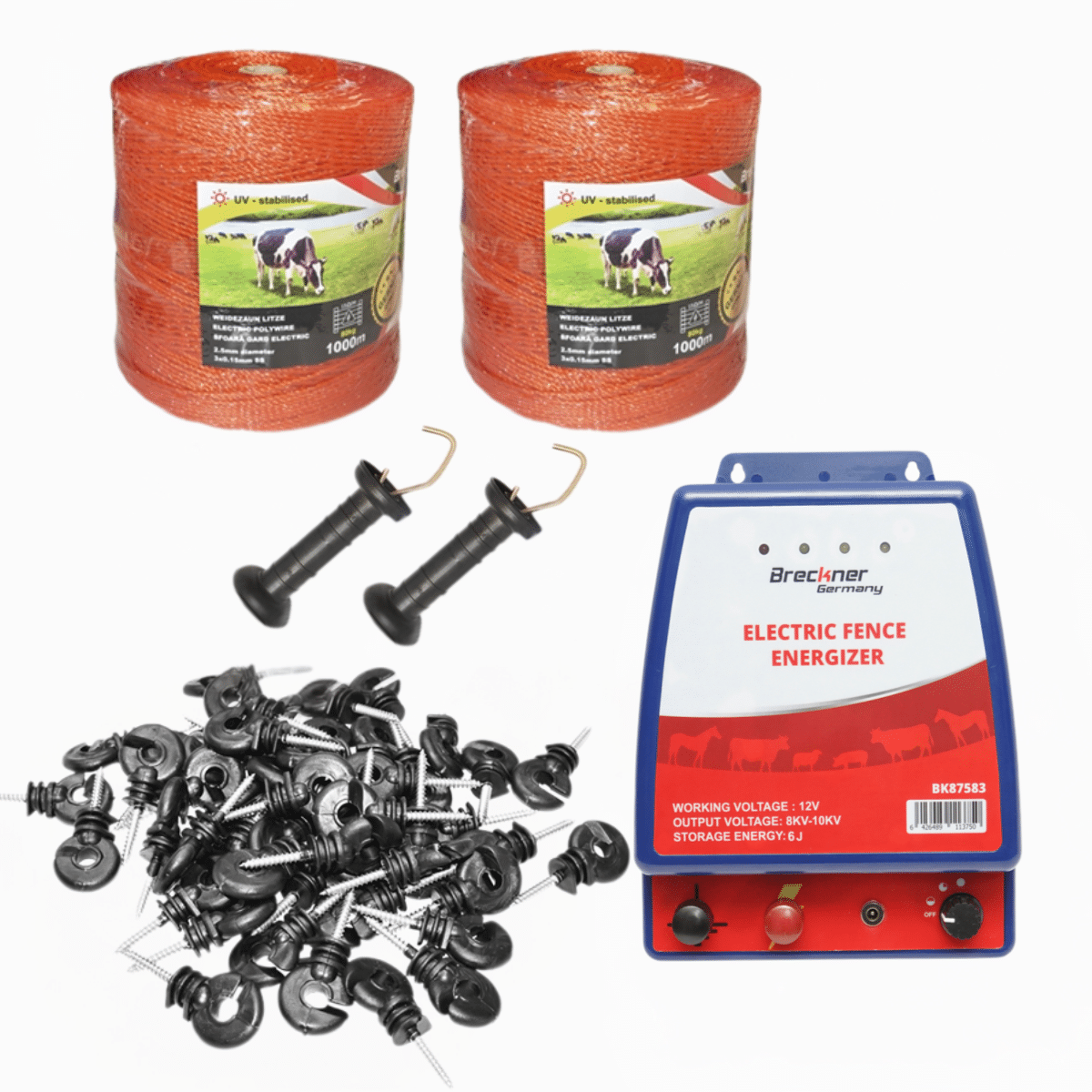 Kit complet Gard electric 6 J, randament 30km