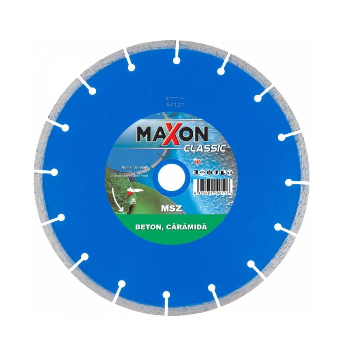 Disc diamantat segmentat MAXON MSZ230C