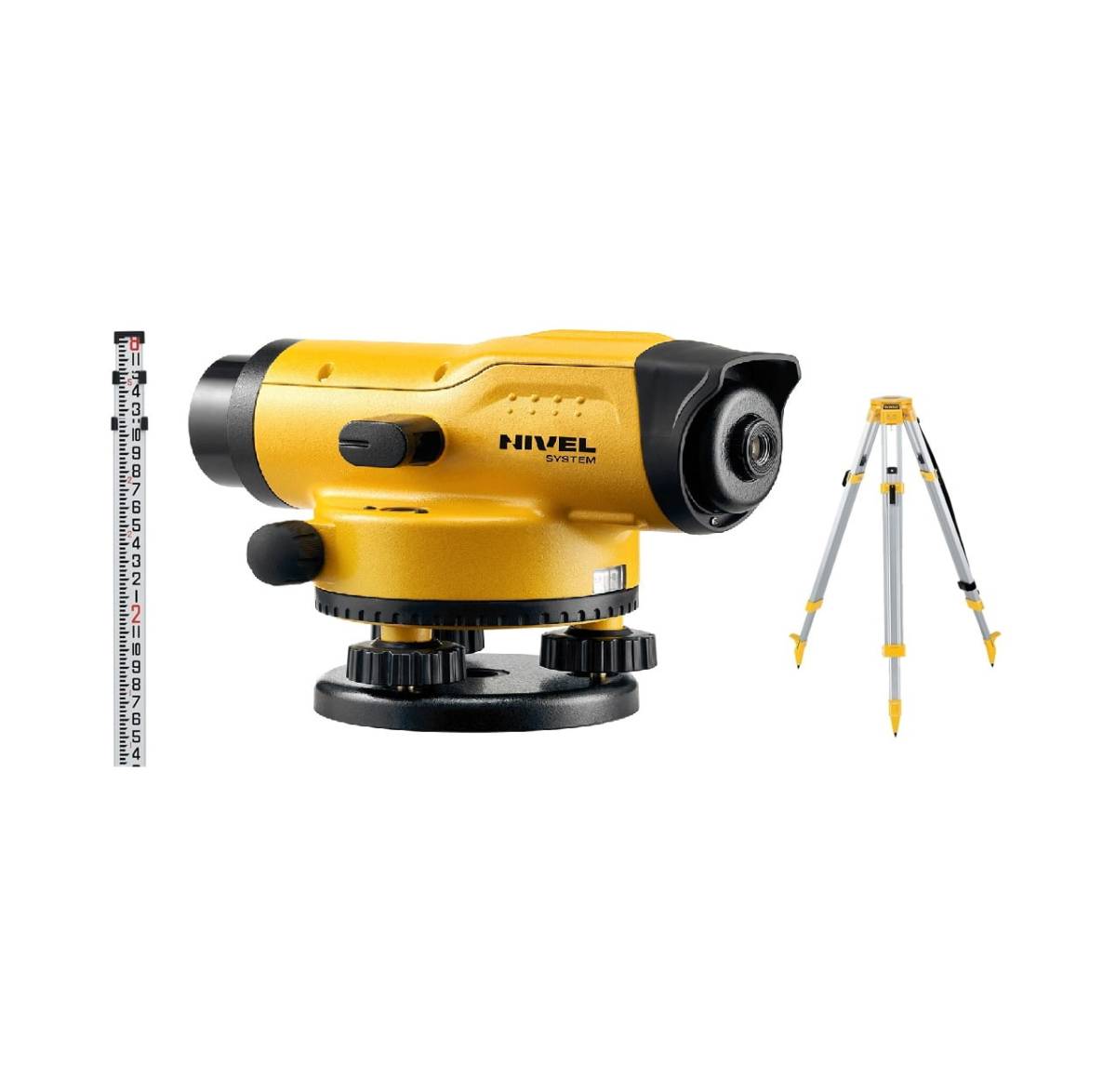 Nivela Optica N32x + trpied sjj1 + mira ts50/ls24