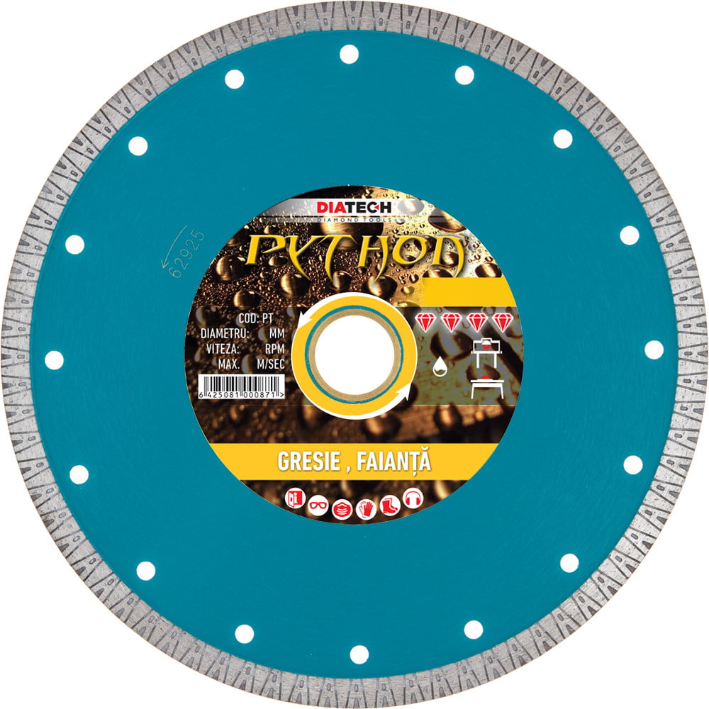 Disc Diamantat Pentru Faianta Si Gresie Python 180