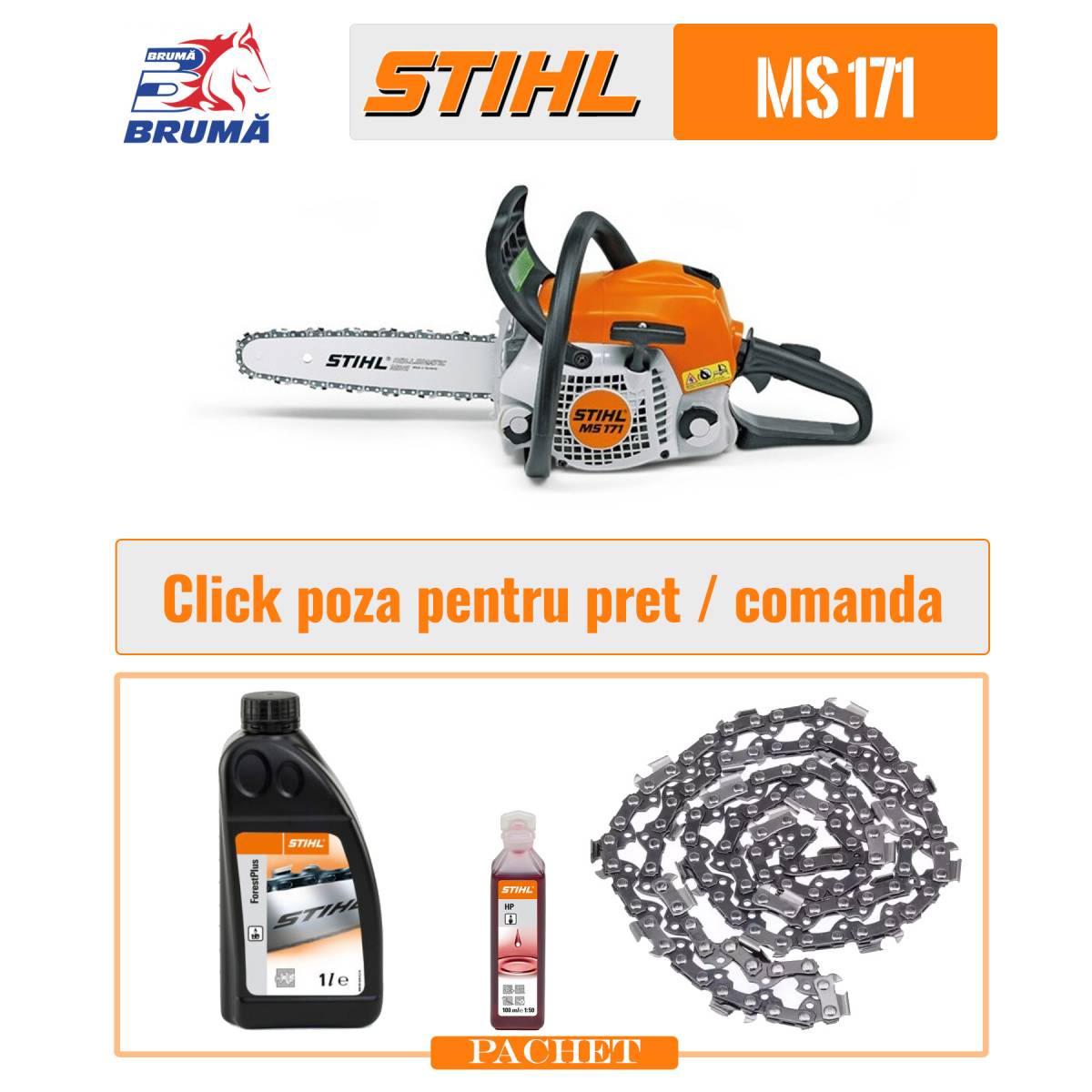 Motoferastrau Stihl MS 171, 1.8 CP