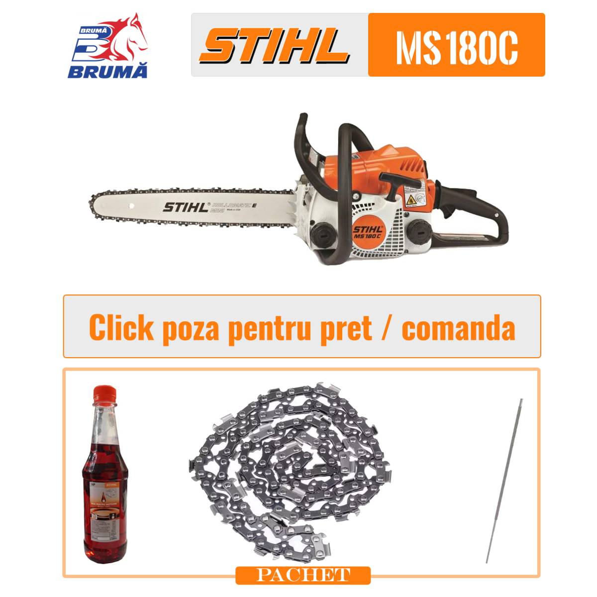 Motofierastrau Stihl MS 180 C-BE