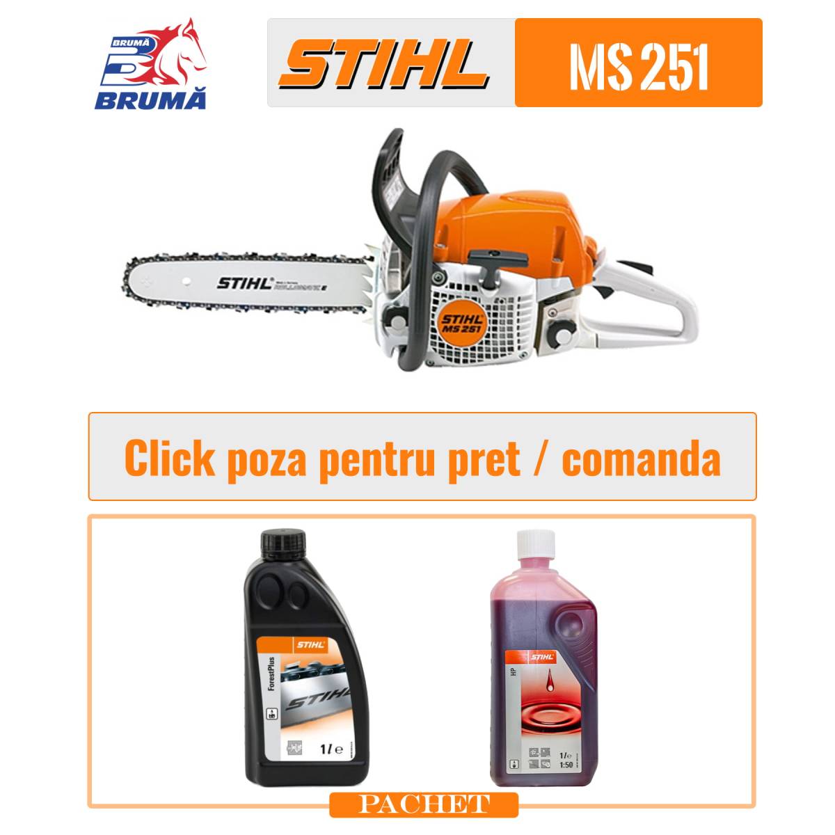Motoferastrau Stihl MS 251 3 CP PKG
