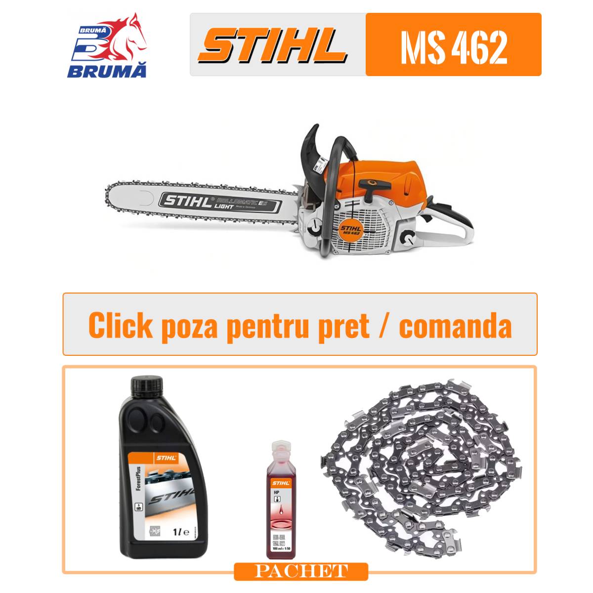 Motoferastrau Stihl MS 462 6 CP PKG2