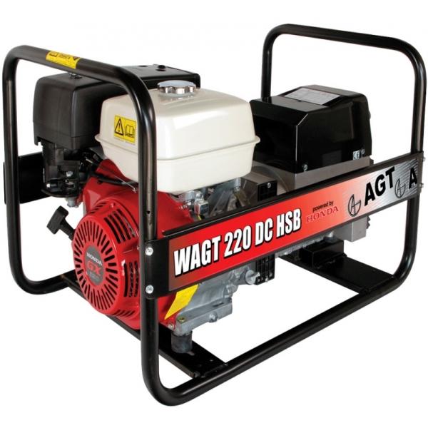 Generator sudura AGT WAGT 220 DC HSB, motor Honda