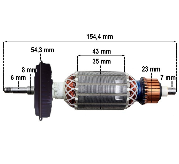 Rotor Bosch 1604010626 pentru polizoare unghiulare mici