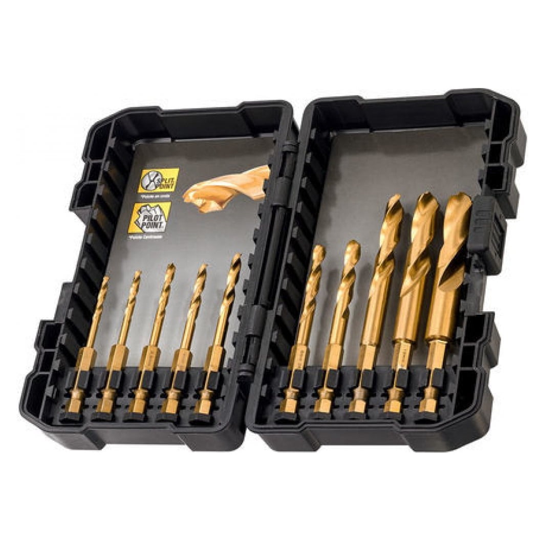 Set 10 burghie de Impact Titanium Extreme DeWalt - DT50050