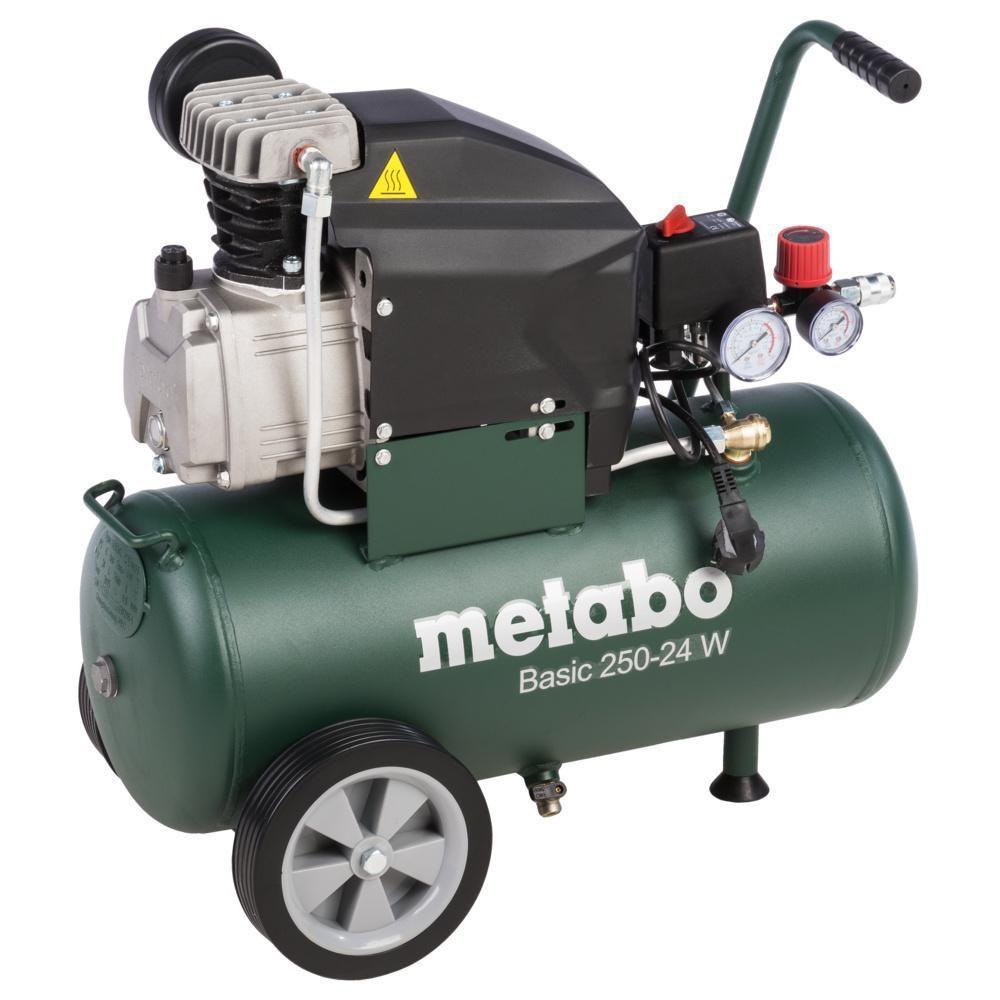 Compresor Basic Metabo 250-24W, 1500 W, 24 l, 230 V, 8 bar