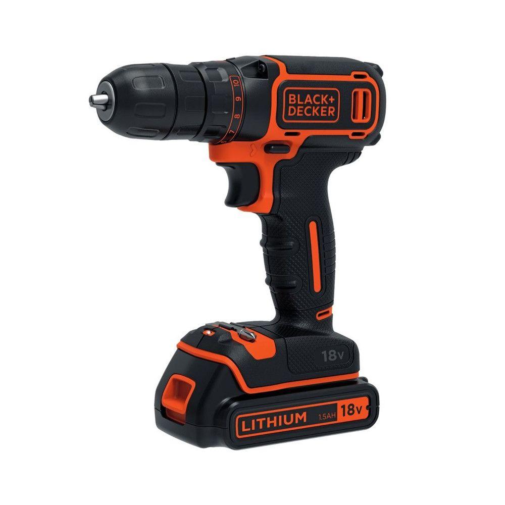 Masina de insurubat Black&Decker BDCDC18K1B-QW, Li-Ion, 18 V, 1.5 Ah, 30 Nm