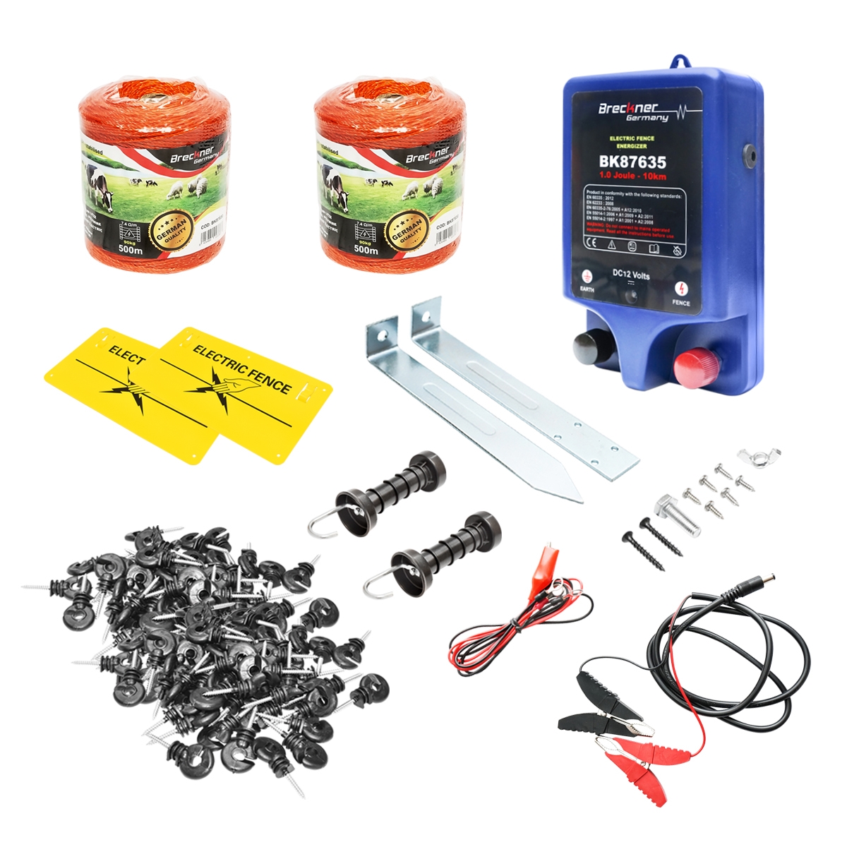 Kit complet gard electric 12V 1000 M BK87554