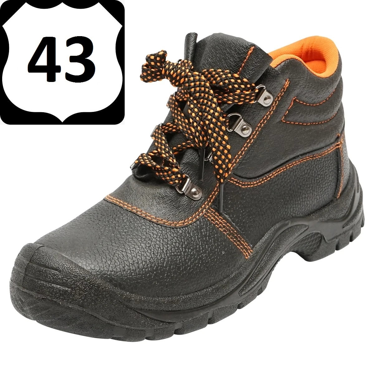 Pantofi de protectie 5005 cu bombeu si insertie talpa din otel marimea 43