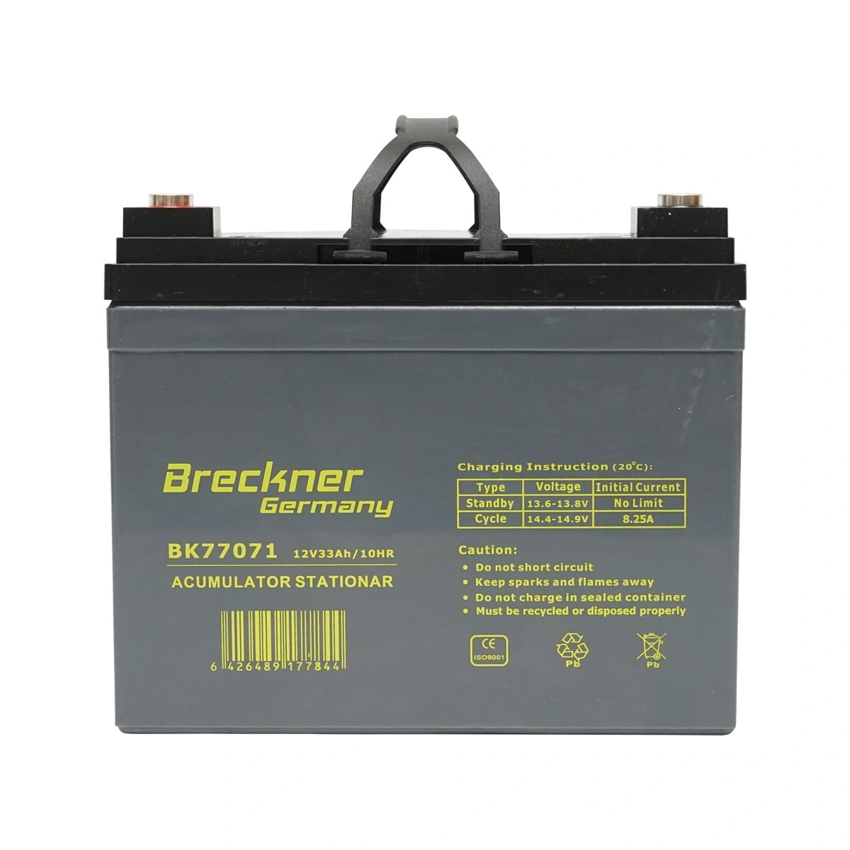 Baterie / Acumulator sistem solar fotovoltaic cu gel Breckner 12V 33Ah 10HR FCG12-33