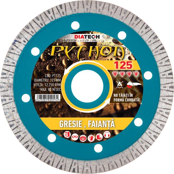 Disc diamantat Python PT125