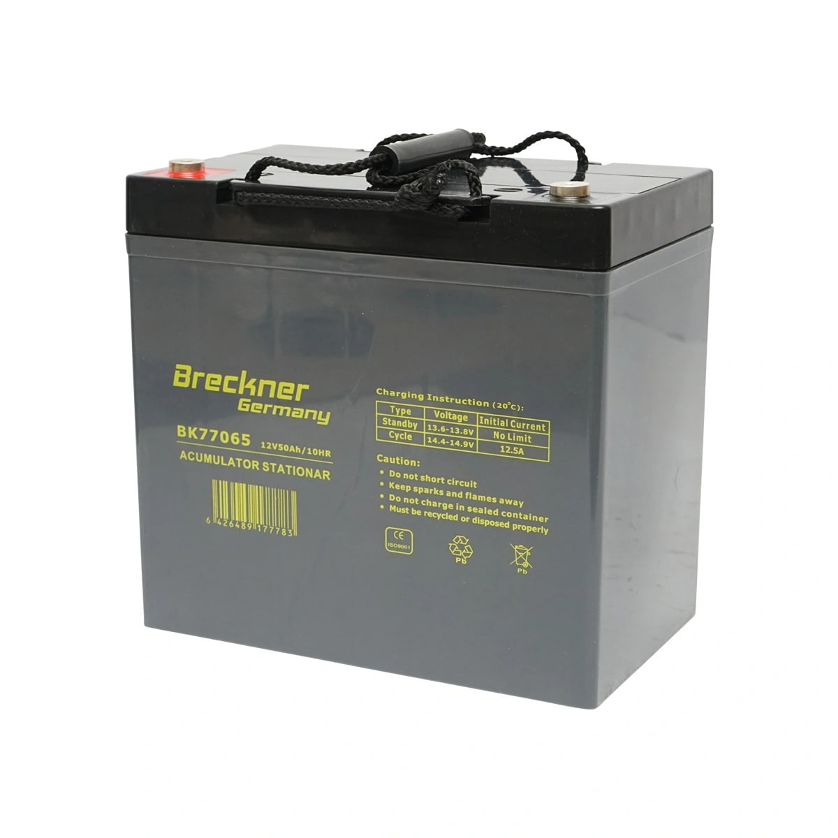 Baterie / Acumulator sistem solar fotovoltaic cu gel Breckner 12V 50Ah 10HR FCG12-50