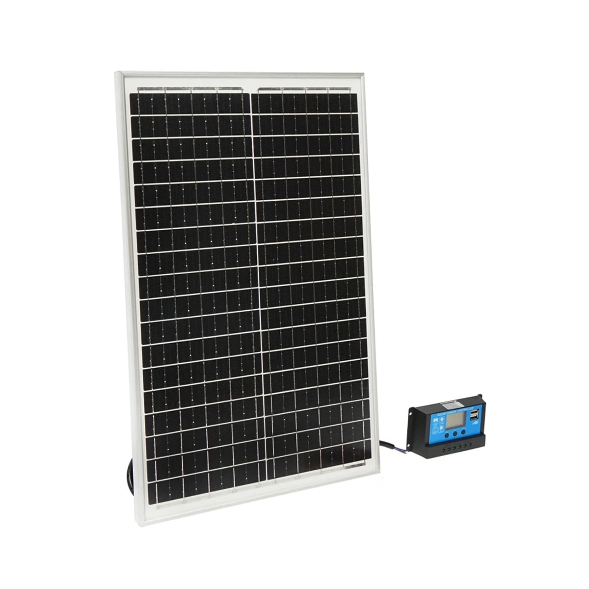 Kit panou solar 20W+regulator tensiune 20A