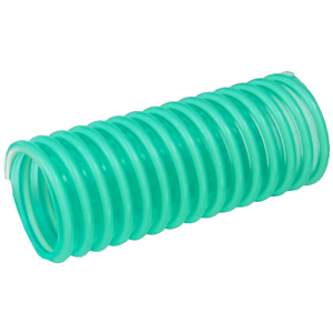 Furtun de absorbtie cu spira verde PVC 25 mm 1" (LA METRU)