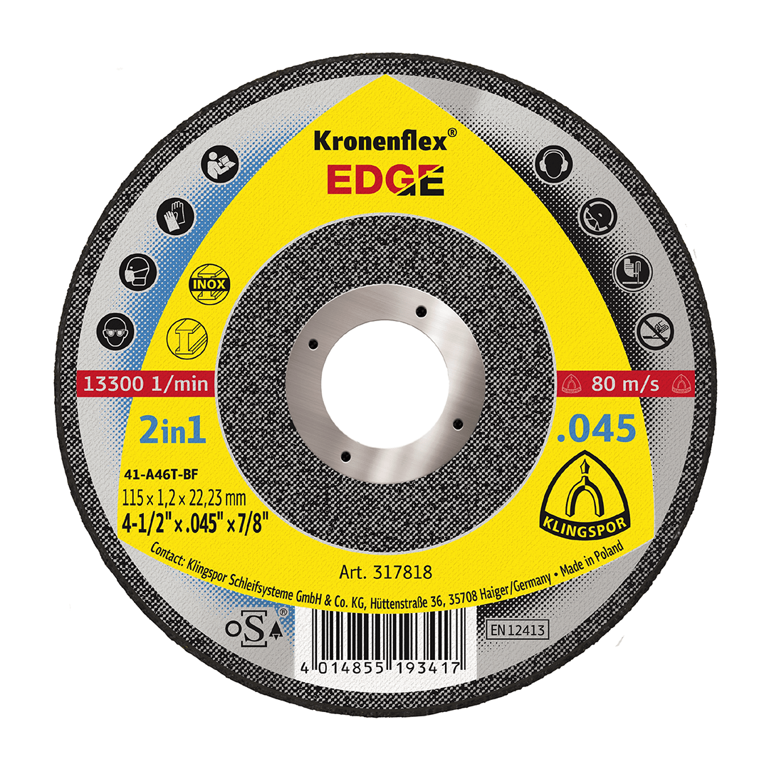Disc de debitare 115x1.2x22.23 m, Klingspor 317818