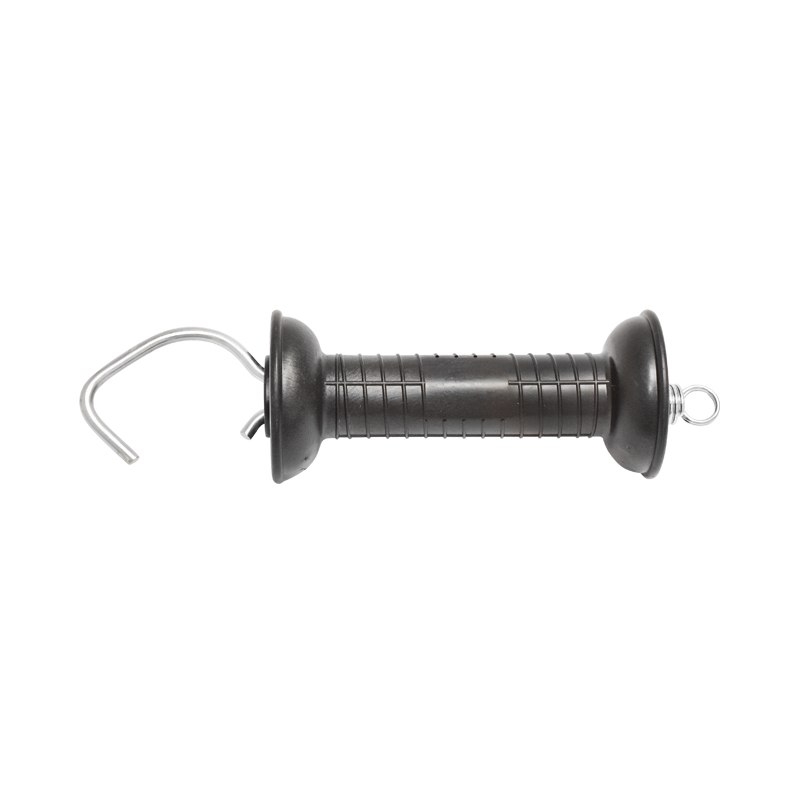 Maner poarta negru cu carlig gard electric Mezofarm M87Z667