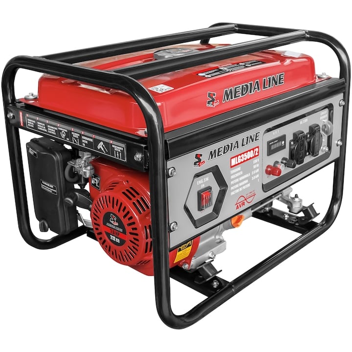Generator de curent 3 kW, monofazat Media Line MLG 3500/2