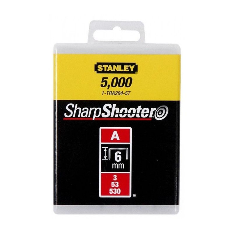 Pachet 5000 capse tip A 6mm Stanley 1-TRA204-5T