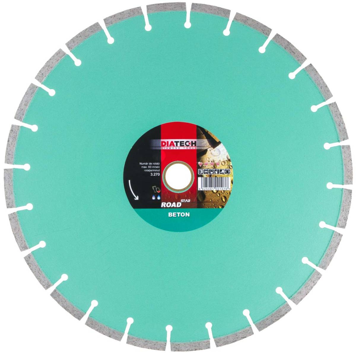 Disc diamantat RDB350SR Pentru Beton
