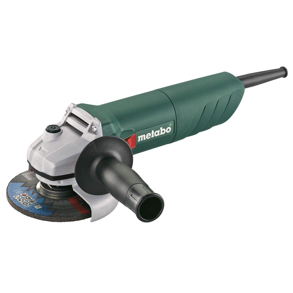 Polizor unghiular Metabo W750-125, 125 mm, 750 W, 230 V, 1.7 Nm