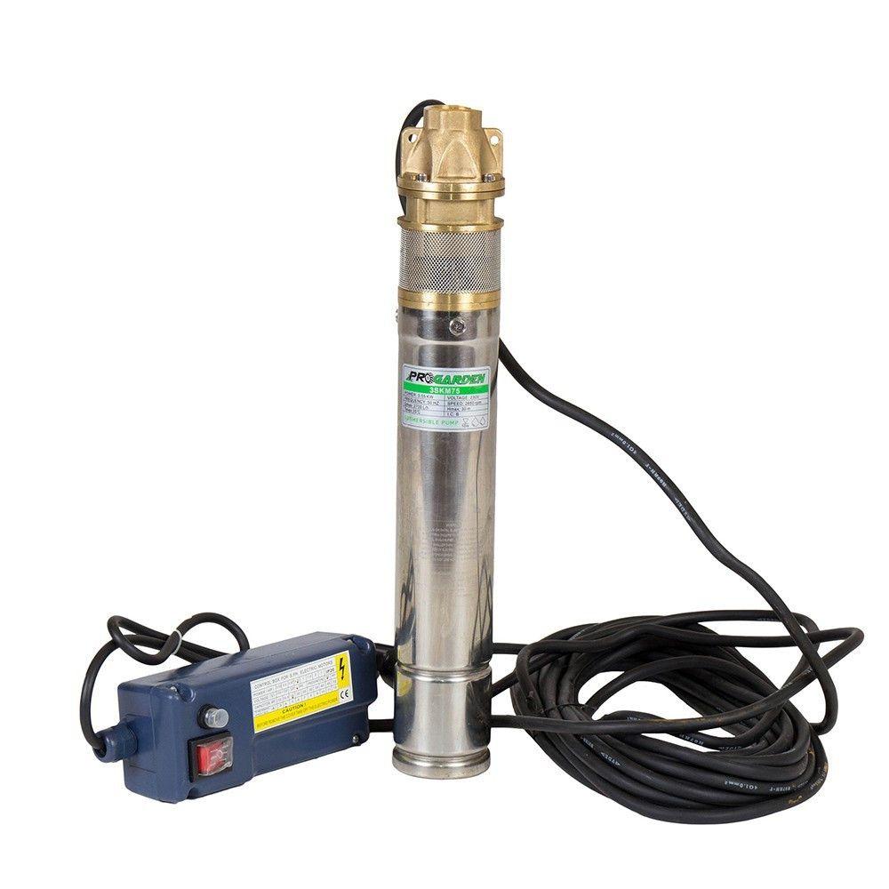 Pompa submersibila ProGarden 3SKM75, 230 V, 0.55 kW, inaltime refulare 30 m