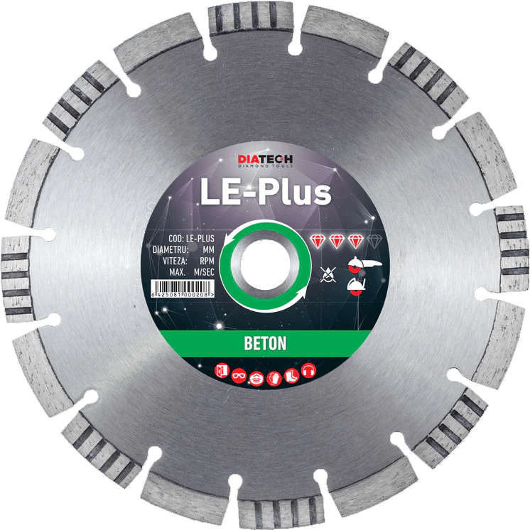 Disc diamantat Diatech LE-PLUS 115mm pentru beton