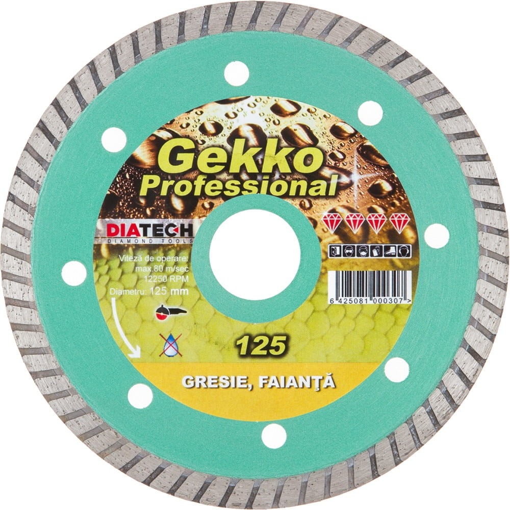 Disc diamantat Diatech Gekko 125