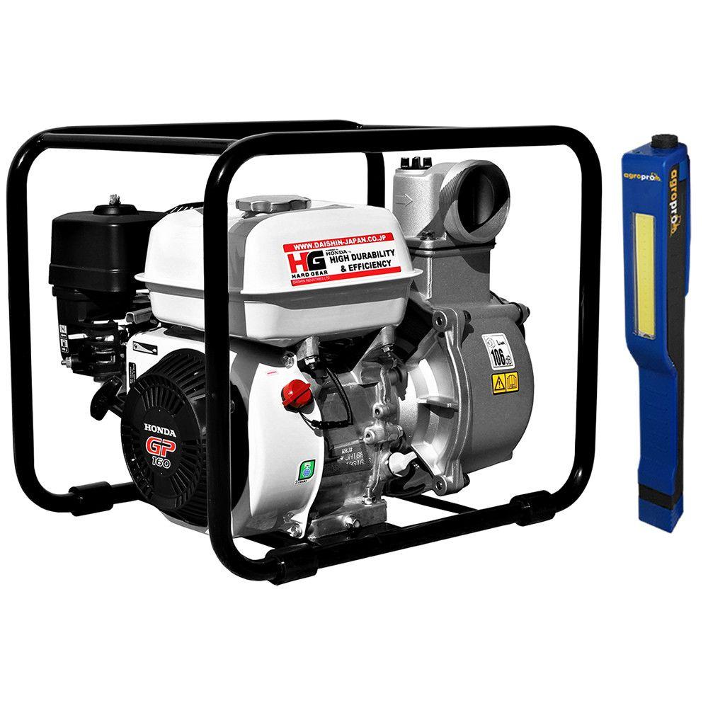Motopompa pentru apa semimurdara AGT SST-80HP GP160, motor Honda, 5.5 CP