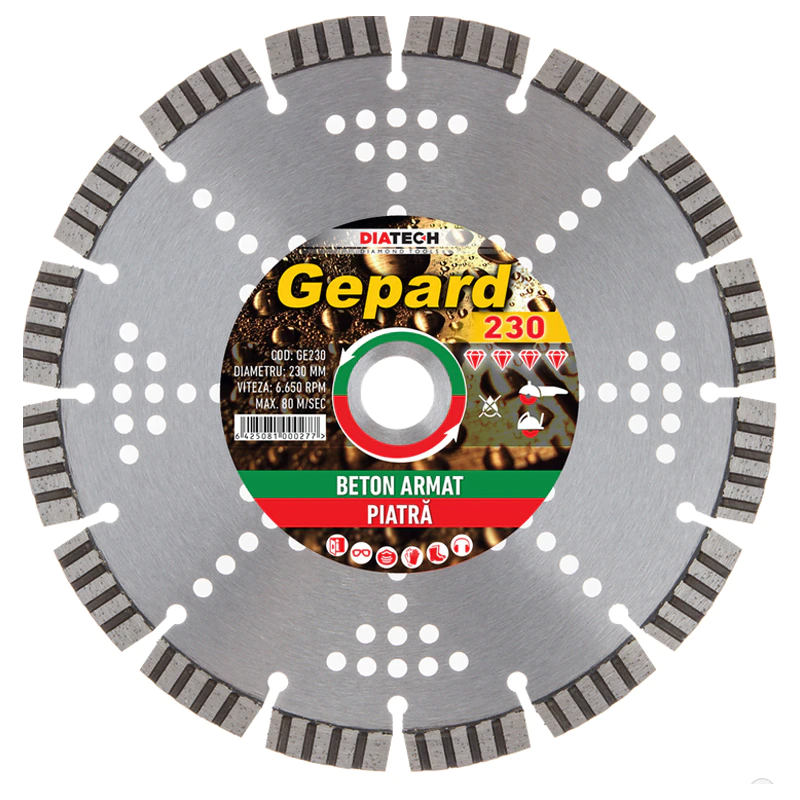 Disc diamantat pentru beton GEPARD 230