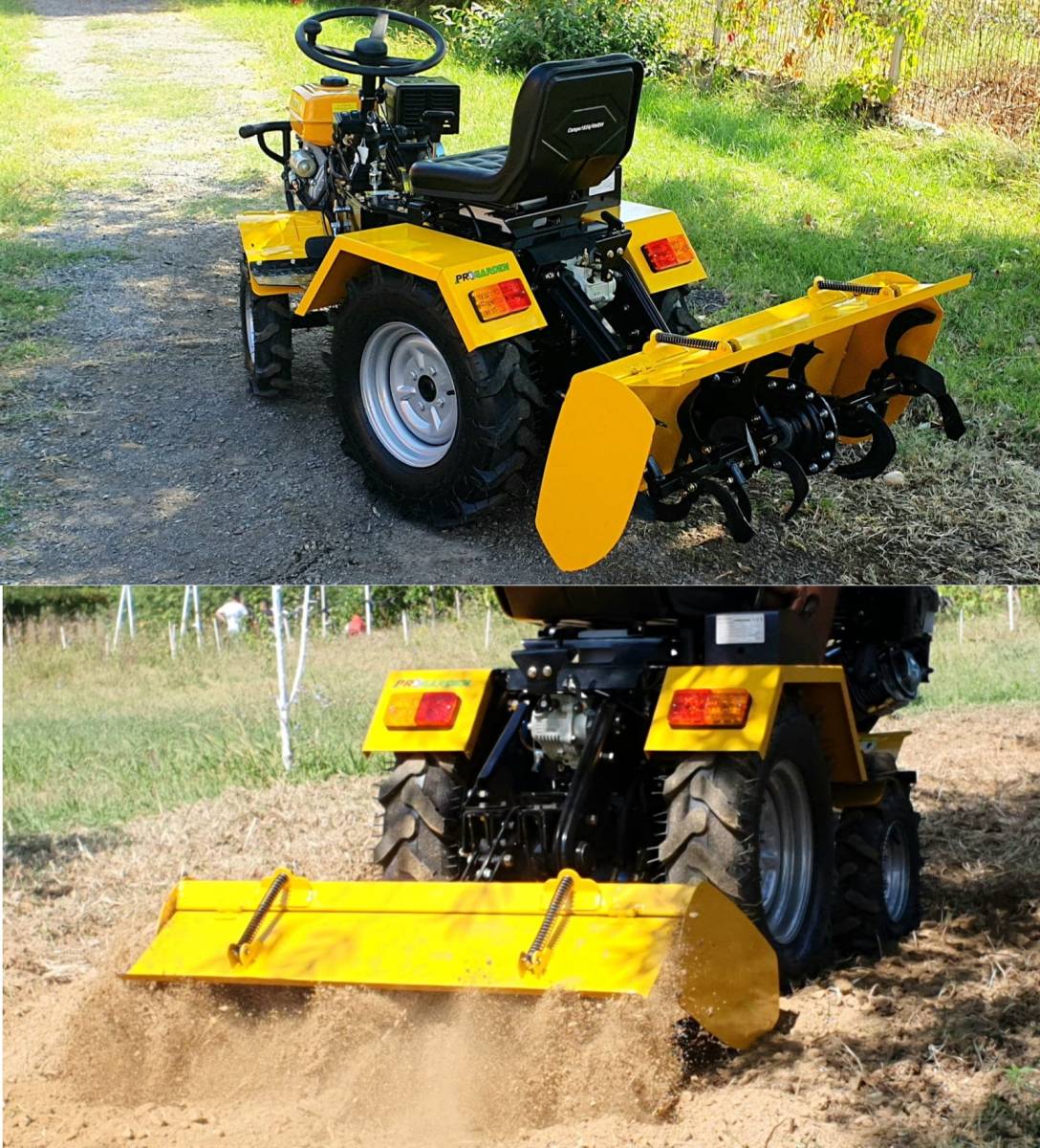 Mini tractor ProGARDEN Campo 1856-4WDH HIDRAULIC, 18CP, 4*4