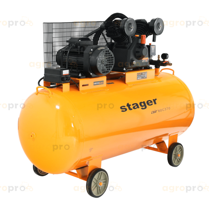 Compresor Aer STAGER 60C370 370L,10BAR,600L/MIN Trifazat