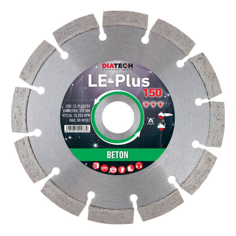 Disc diamantat segmentat universal LE-Plus 150