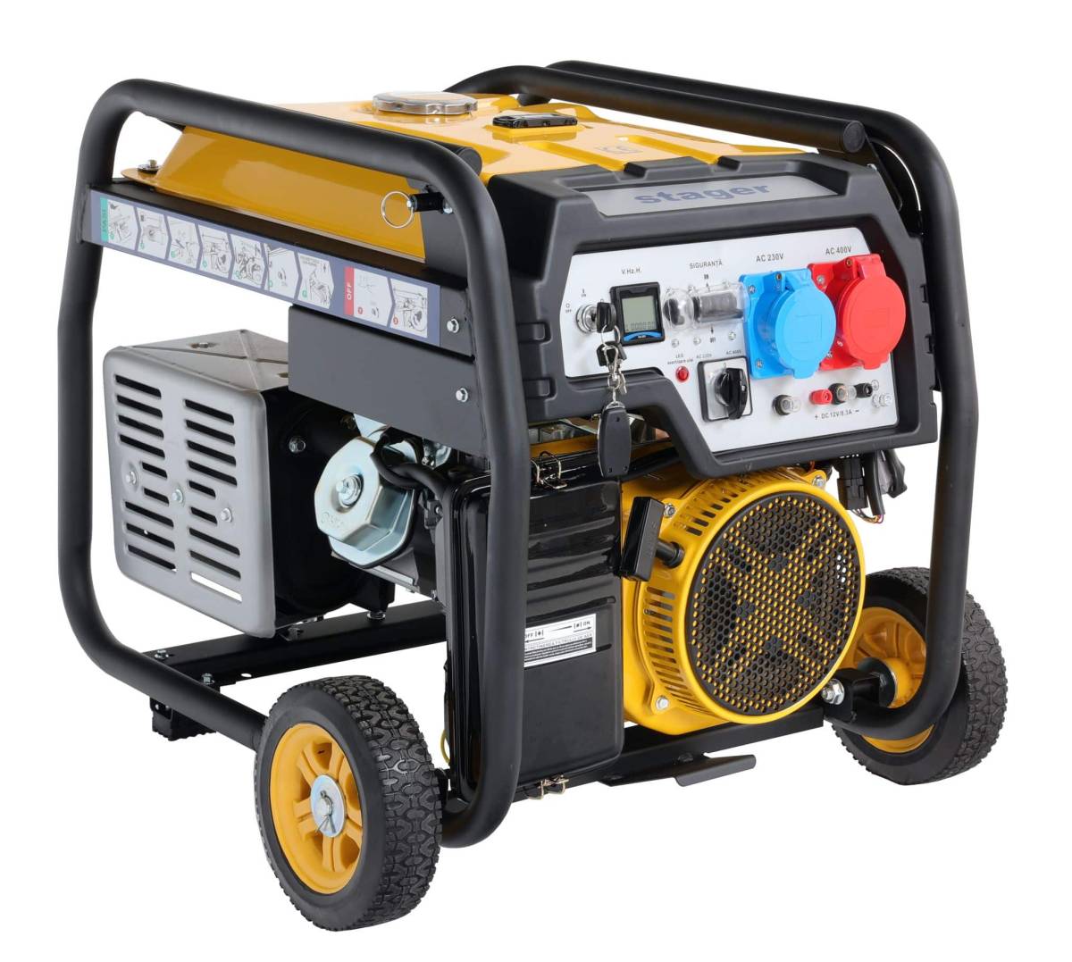 Generator electric dual 230V/400V 8.5kW, FD 10000ER-E3R, benzina, conector ATS, multistart