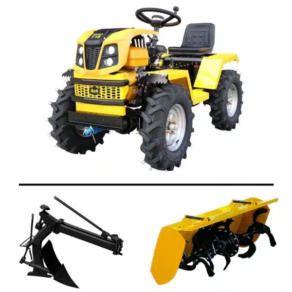 Minitractor 4x4 ProGARDEN Campo T18 V25.1: 18 CP Benzina, ACC1