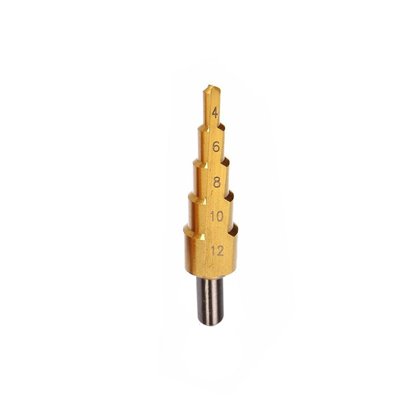 Burghiu conic in trepte pentru metal HSS-TI 4 - 12 mm