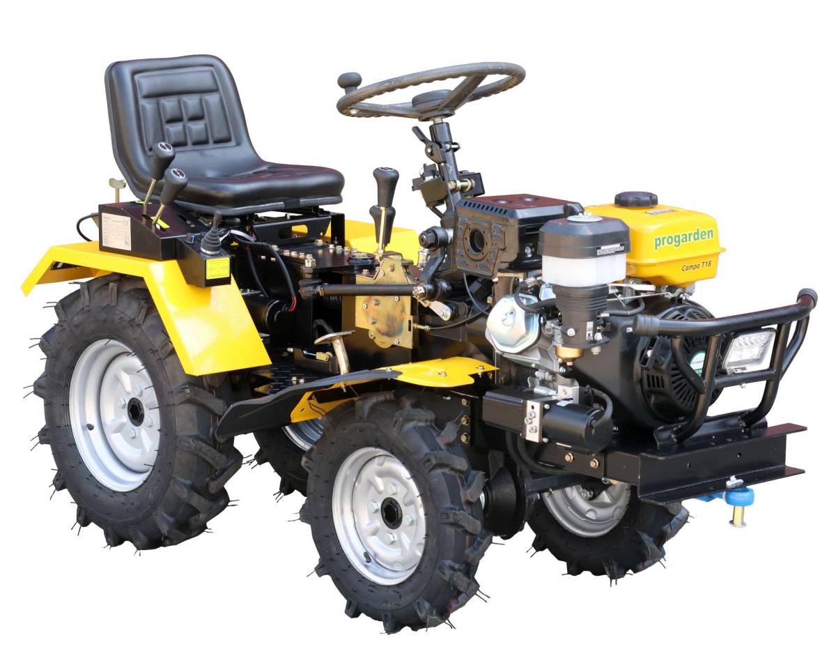 Minitractor 4x4, 18CP, benzina, hidraulic fata,spate Campo T18