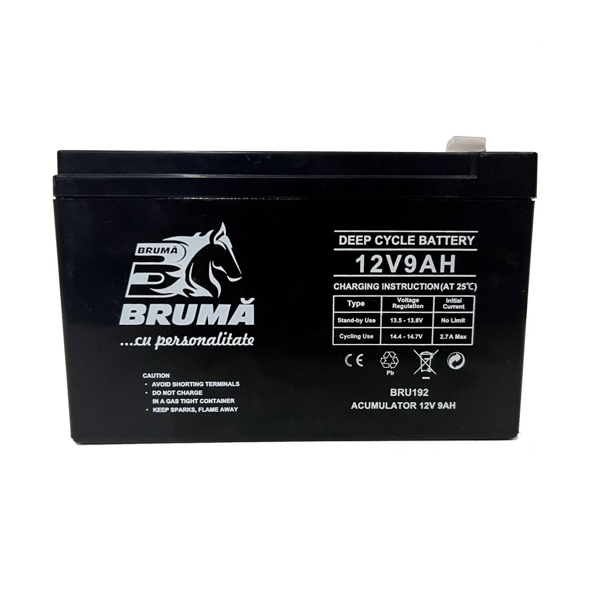 Baterie / Acumulator sistem solar fotovoltaic Bruma BRU192 12V/9Ah