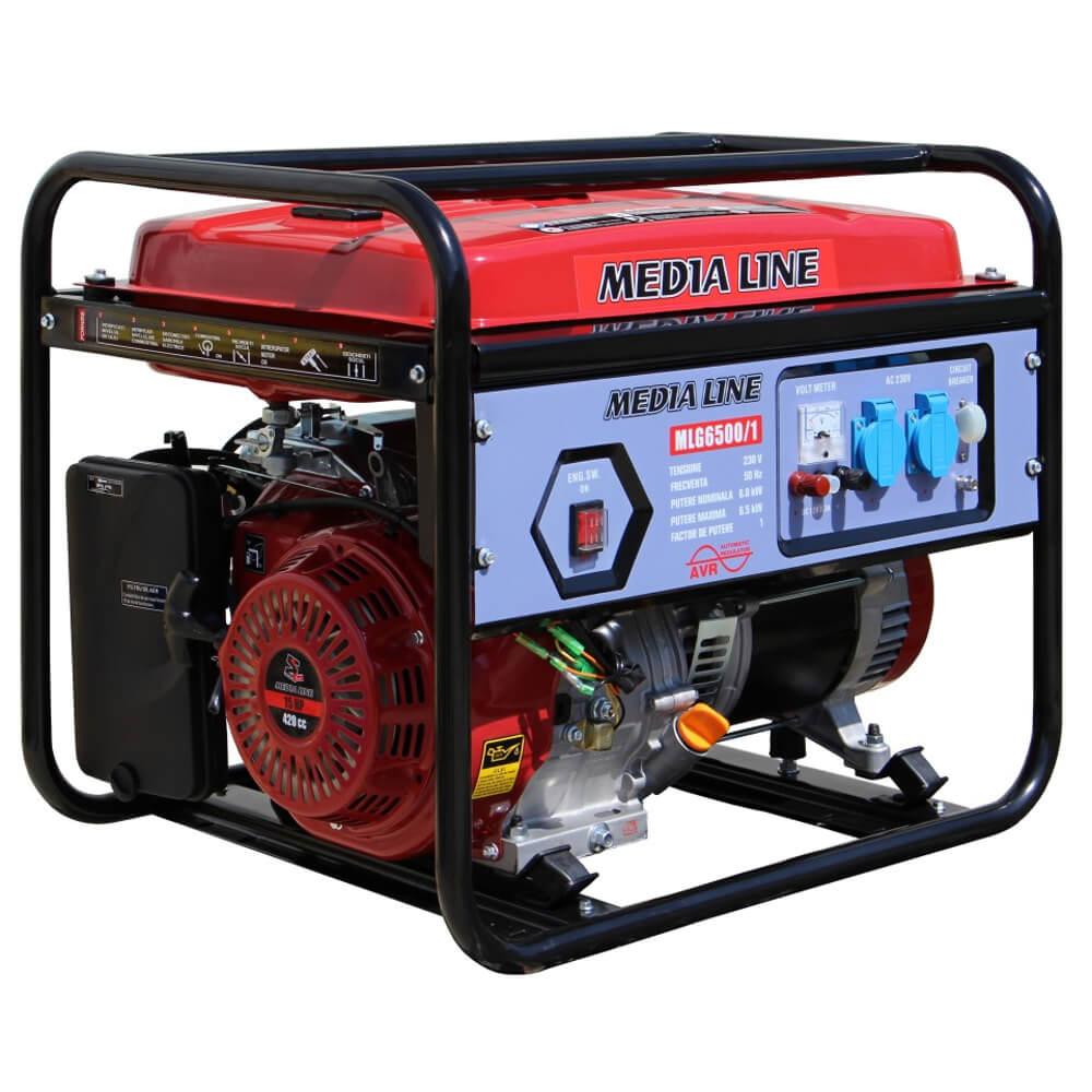 Generator Media Line MLG 6500, motor Media Line, 230 V, 4.4 kW