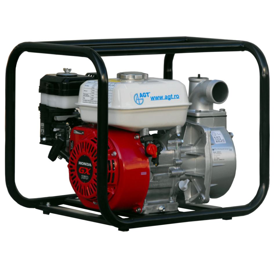 Motopompa pentru apa curata AGT WP20HK, motor HONDA GX160