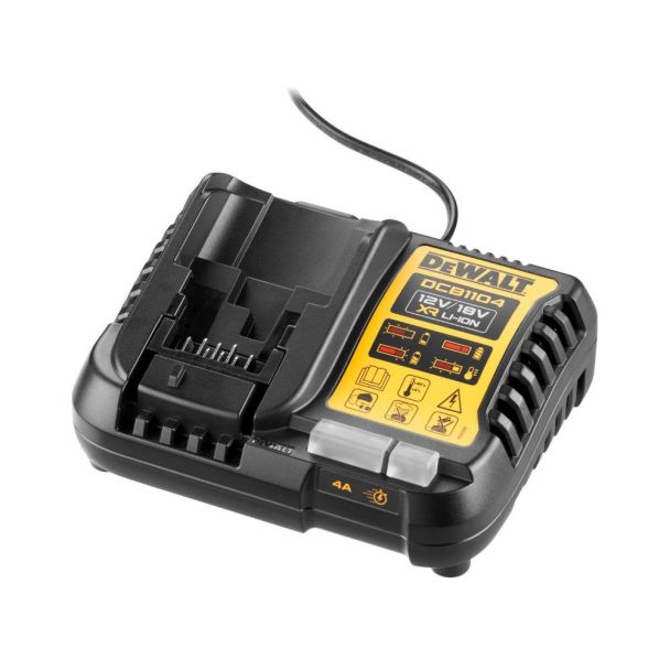 Incarcator rapid Dewalt DCB1104, pentru acumulatori Li-Ion XR 10.8 - 18 V, 4A