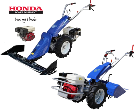 Motocultor multifunctional AGT2 cu motor Honda GX270 si freza de 58 cm + bara de taiere 127SP