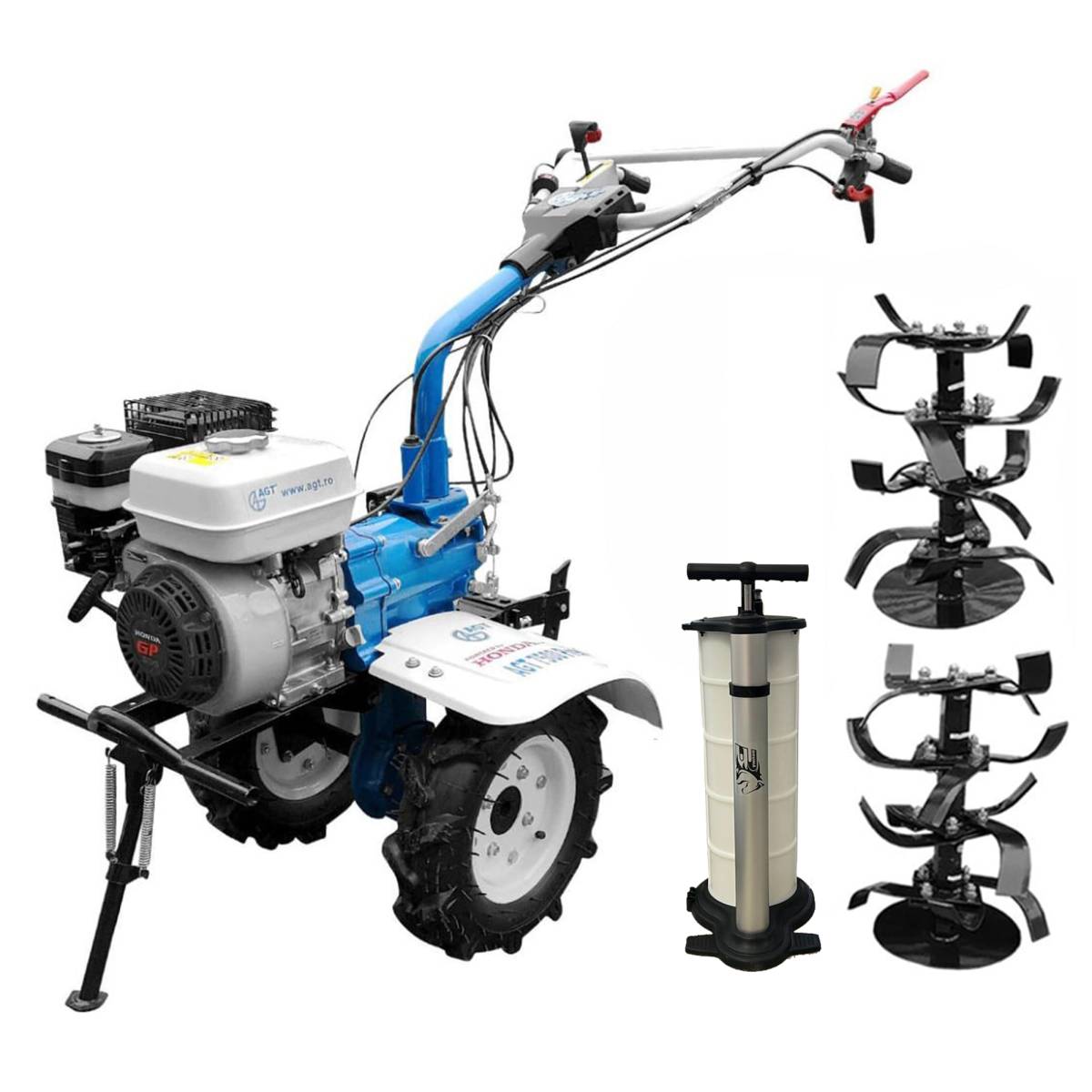 Motocultor Premium AGT 7500, motor Honda GP200 + pompa manuala ulei