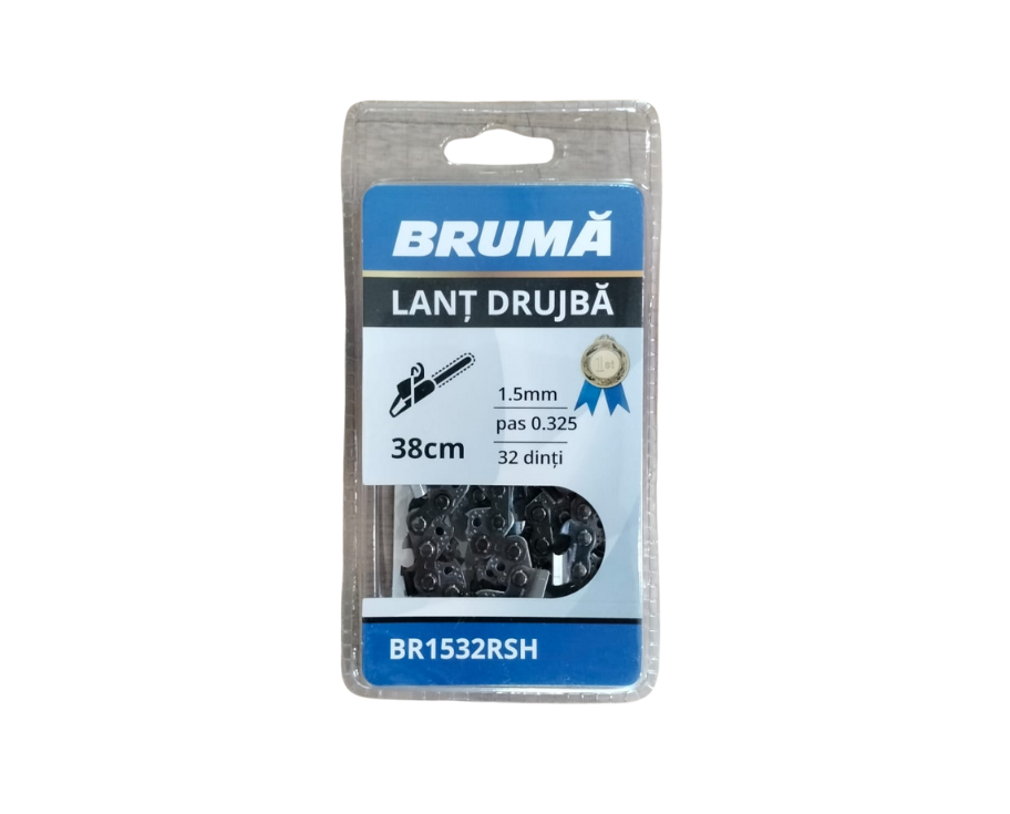 Lant drujba 38 cm, 32 dinti, pas 3/8, canal 1.5 mm